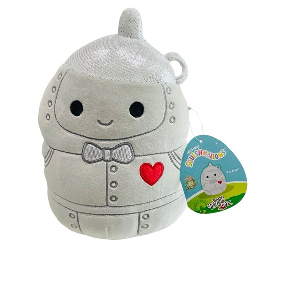 TIN MAN WIZARD OF OZ Squishmallows 85th Anniversary 8” Soft Plush Figure Toy - Picture 1 of 15